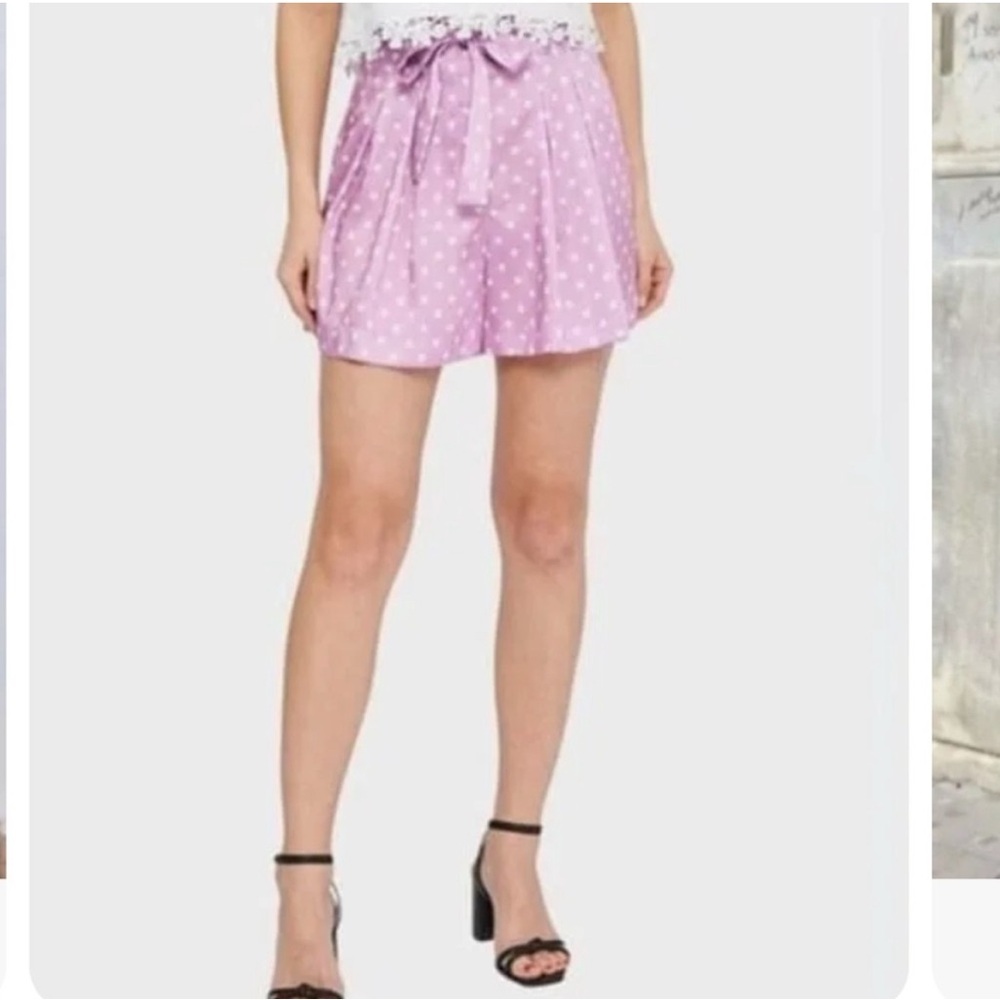 NWT Zara Purple Mini Skater Shorts